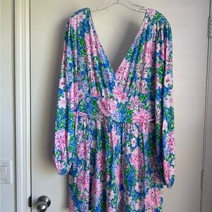 Lilly Pulitzer Riza Romper in Spring In Your Step